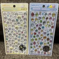 みるみるちゃん　もりのなかまたち　ボンボンドロップシールミニ　2枚セット