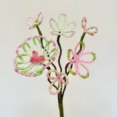 枯れない花 ビーズフラワー ブーケ インテリア 北欧 造花 プレゼント　母の日