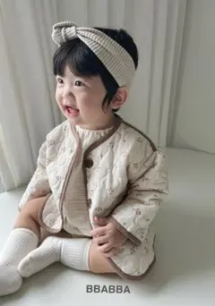【新品】ベビー用 キルティングジャケット Mサイズ/BBABBA/韓国ブランド