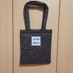 CITEN トートバッグ レオパード柄 中綿
