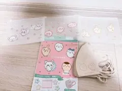 tanu1087＊様　専用！マスク5枚+マスクケース　モモンガ、ちいかわ、ウサギ