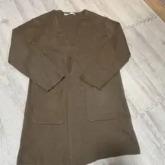 【ikka】　ロングカーディガン　ニット