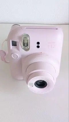 instax mini 12 ピンク　チェキ　美品　動作確認済