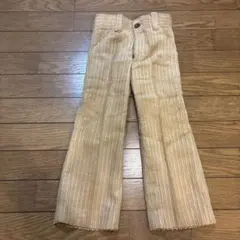 9.白樺ベージュコーデュロイジーンズパンツ3〜4歳