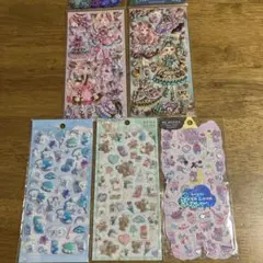 新品　クーリア　ぷっくり　着せ替え　シール　5枚セット