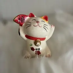 招き猫 陶器製 置物 縁起物 祥吉のサムネイル