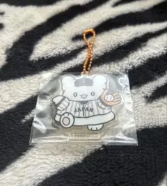 タイトーくじ 侍ジャパン×サンリオ F賞 アクリルキーホルダー はなまるおばけ