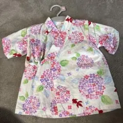 紫陽花柄 甚平 90cm