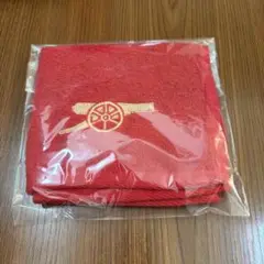 アーセナル　Arsenal タオルハンカチ ハンドタオル レッド