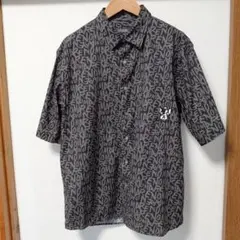 U.P renoma 半袖シャツ 総柄 フレンチブルドッグ刺繍のサムネイル
