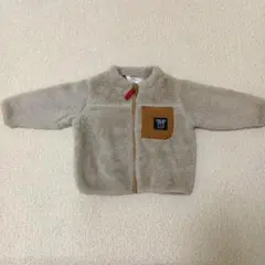 baby 70cm フリース　ジャケット　ベージュ