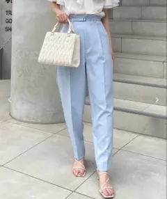 INGNI(イング) ベルト付き／テーパードパンツ