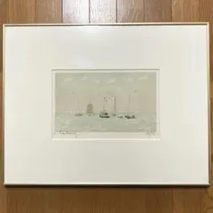 Andre Hambourg 絵画 ヨット セーリング 海