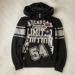 BATSUSU STUDIO ロックスタイル フード付きパーカー 54