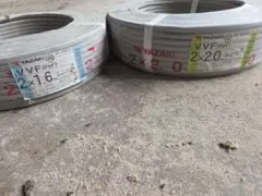 YAZAKI 電線 VVFケーブル 2×2.0mm 100m+約79m - メルカリ