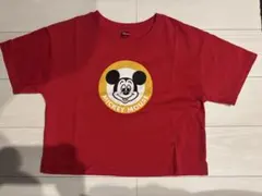 Disney ミッキーマウス Tシャツ 赤