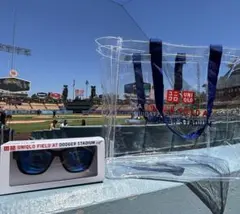 ドジャースタジアム 配布品 ユニクロ サングラス バッグ