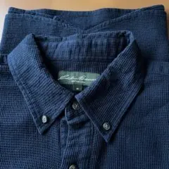 Eddie Bauer ネイビー ボタンダウンシャツ M