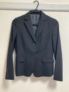 ※2/15(日)で削除します　ストライプ テーラードジャケット 黒