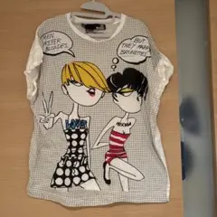 LOVE MOSCHINO アートプリント Tシャツ 42