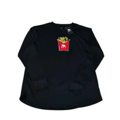 EGOZARU ブラック フライドポテト Tシャツ L