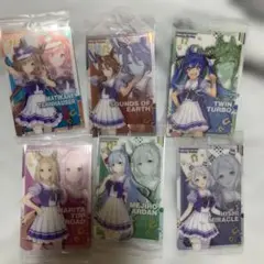 ウマ娘　ウエハース　制服６枚セット　ヒシミラクル　ツインターボ