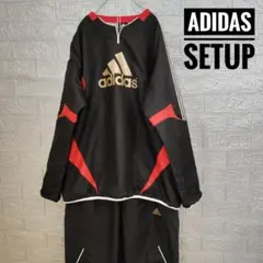 アディダスadidasセットアップジャージ黒XO上下セット　トレーニング