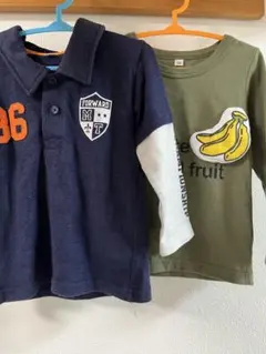 《2枚セット》95サイズ 長袖 Tシャツ ロンティ キッズ　男の子