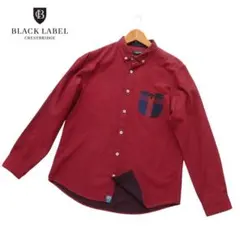 ブラックレーベル クレストブリッジ 長袖 BDシャツ ピンドット ロゴ刺繍 3