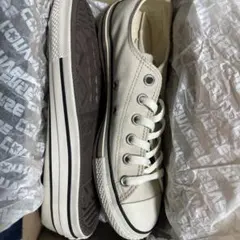 Converse ベージュ ローカット スニーカー JPN24.5