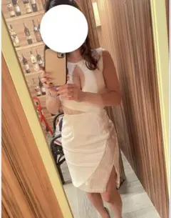 GLAMOROUS by Andy ホワイトドレス キャバドレス　キャバワンピ