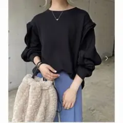 フリル スウェット