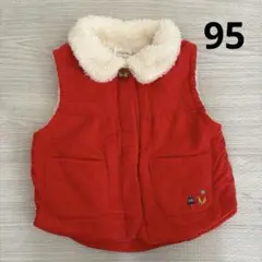 futa futa ボアベスト 95 女の子 フタフタ　バースデイ　アウター