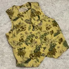 アビレックス AVIREX アヴィレックス ベスト ジレ 花柄 総柄 M