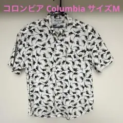 1990's Columbia 魚（カジキ）プリント 半袖シャツ サイズM