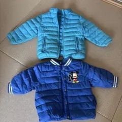 ミッキーマウス アウターセット 水色・青