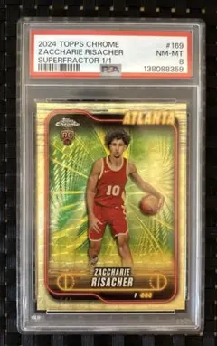 2024 Topps Chrome Zaccharie Risacher 1/1
