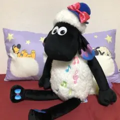 ひつじのショーン2点 クッション&BIGぬいぐるみ (秋の音楽祭)