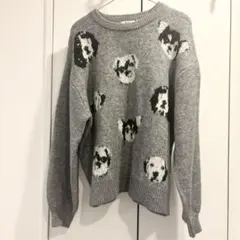 【未使用】niko and Lサイズ カラーアソートDOGニットプルオーバー 犬