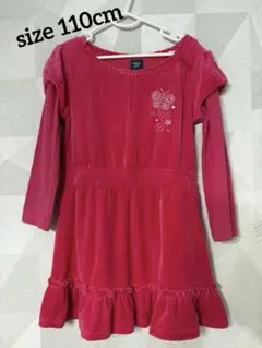 【oshkosh B Gosh 110cm❣️】蝶刺繍ワンピース