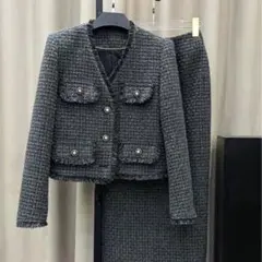 ツイードスーツ