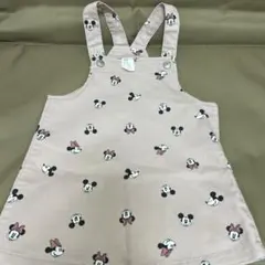 H&M ミッキー・ミニー柄サロペット