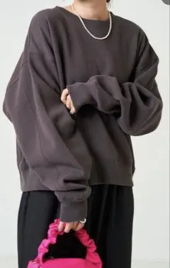 FREAK'S STORE Rビッグショートスウェット チャコールグレー