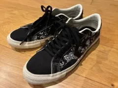 CONVERSE 스케이트 보드 신발 페이즐리 무늬 27cm