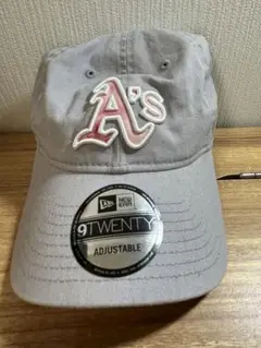 NEW ERA 9TWENTY A's アスレチックス グレーキャップ