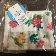フェイラー ハイジ　メッシュポーチ　Sサイズ　ホワイト