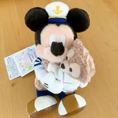 ハートフェルトレターズオブフレンドシップ ダッフィー ミッキー ぬいぐるみバッジ