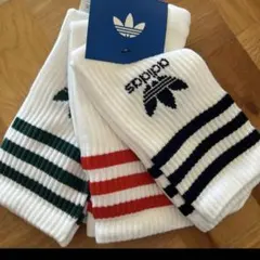 アディダスオリジナルス【新品】３足セット 　靴下　L 28〜30センチ
