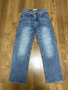 ストレートレッグデニム Sサイズ ブルー