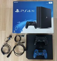 PS4 Pro 本体(CUH-7000B) コントローラー2個付き